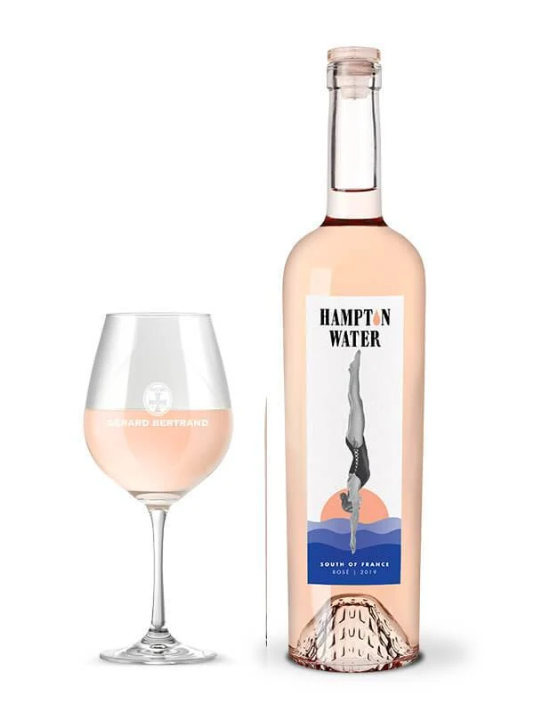 Hampton Water AOP Languedoc 2025 – 75cl 6 Bouteilles vin rosé