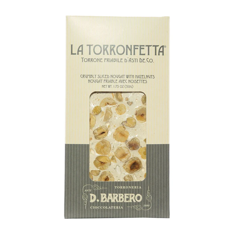 Torronfetta alle Nocciole – Tafel mit Tonda-Gentile-Haselnüssen