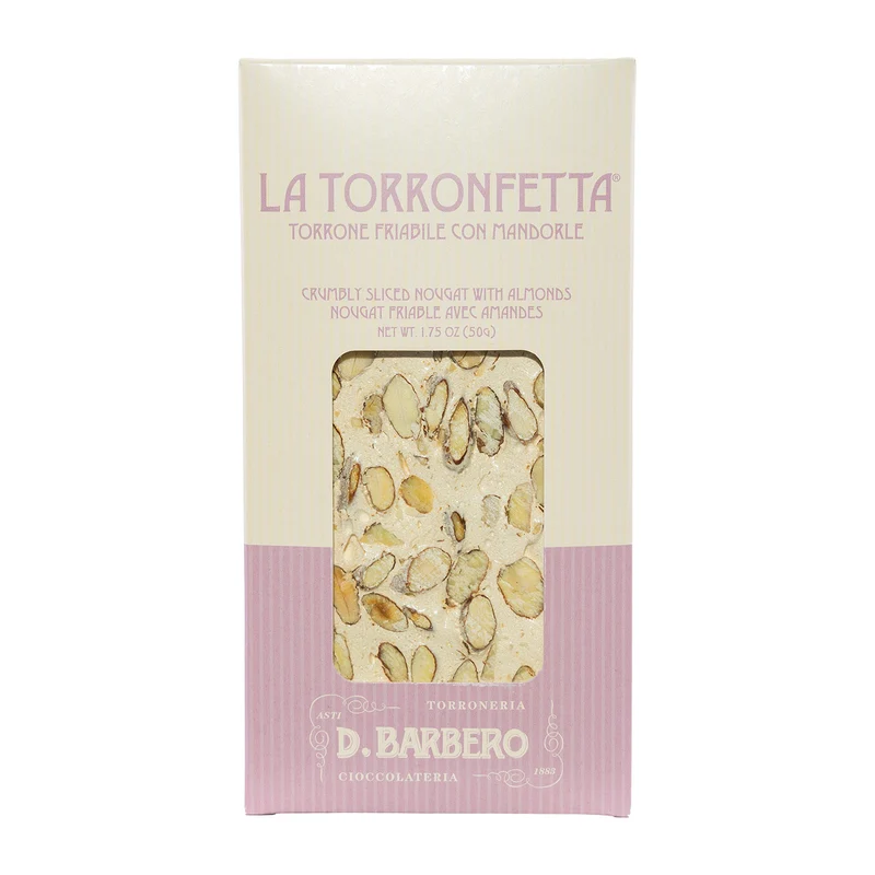 Torronfetta alle Mandorle – Tafel mit Avola-Mandeln
