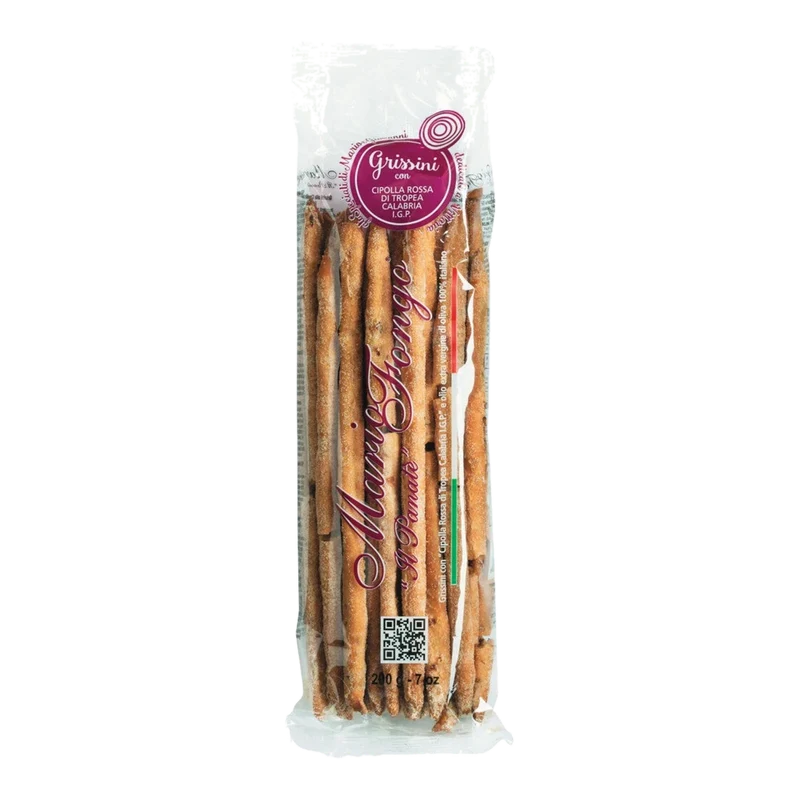 Grissini stirati alla cipolla rossa 200g