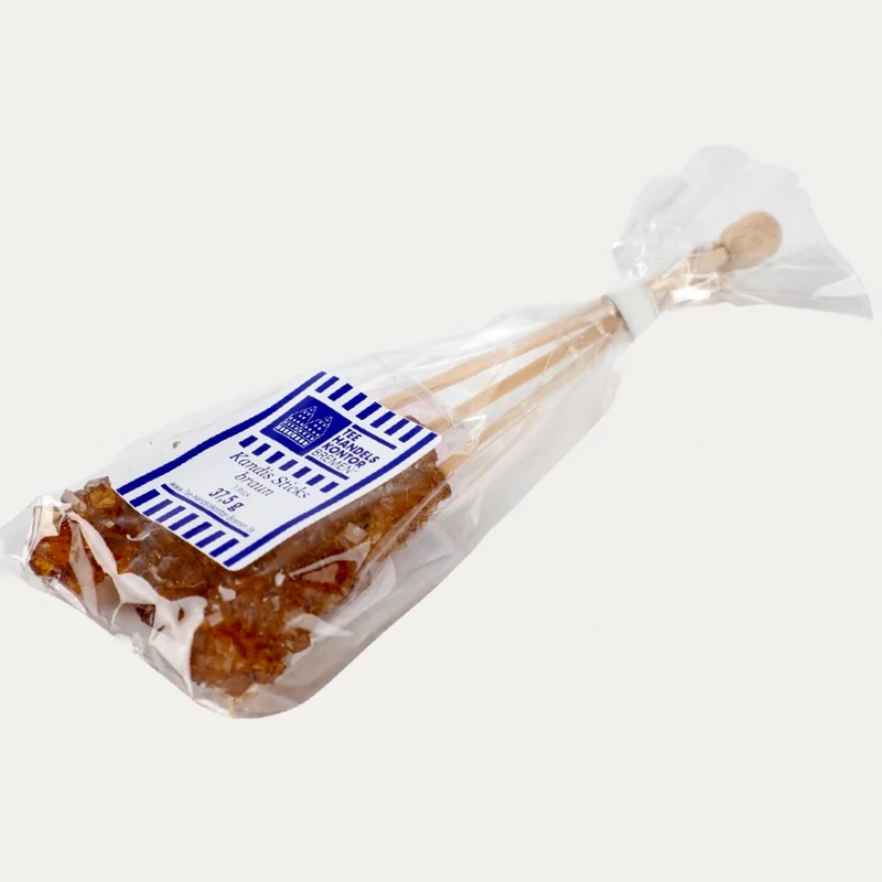 Braune Kandis-Sticks – 3 Stück
