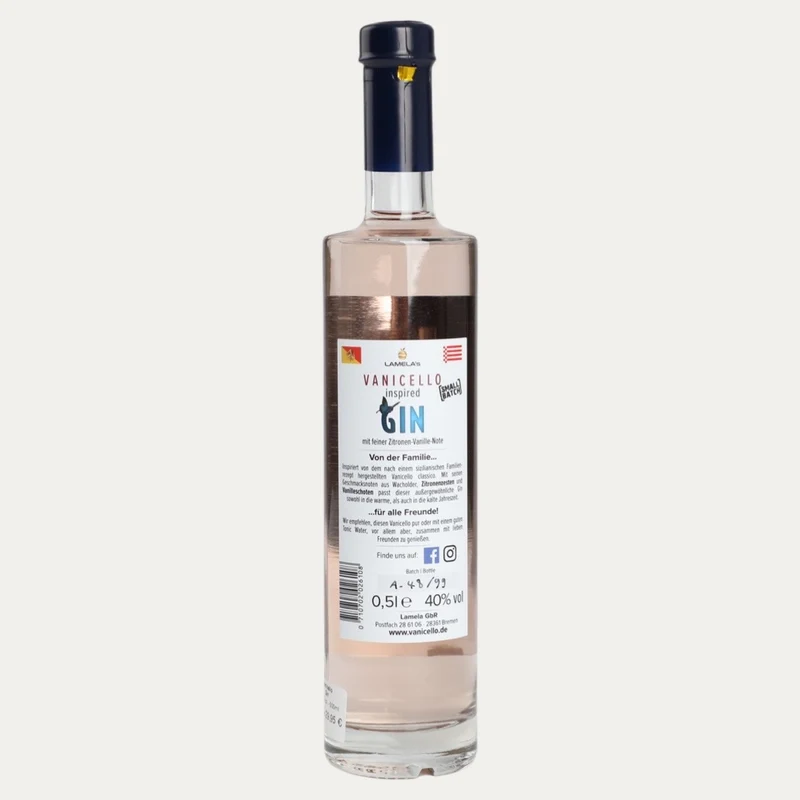 Vanicello – Inspired Gin – Lamela – 500 ml oder 100 ml