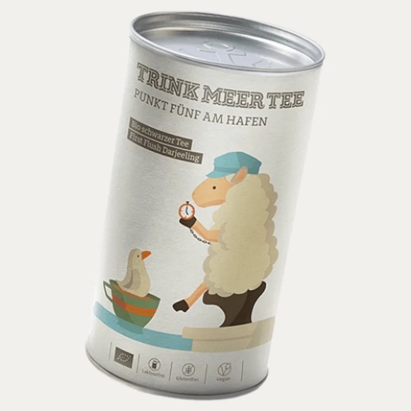 Punkt 5 am Hafen – Bio Schwarzer Tee (Darjeeling) – Dose 120 g