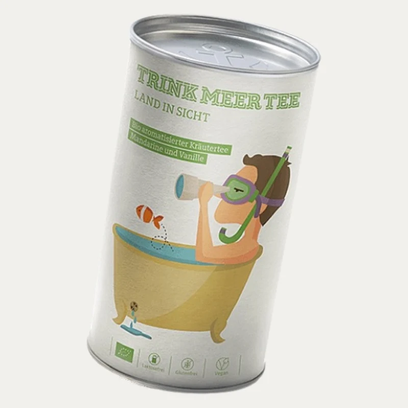 Land in Sicht – Aromatisierter Bio Kräutertee – Dose 100 g