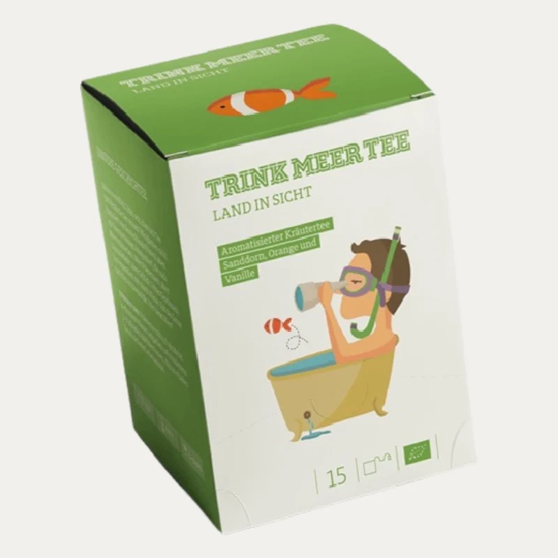 Land in Sicht – Aromatisierter Bio Kräutertee – Teebeutel 15 x 3,5 g