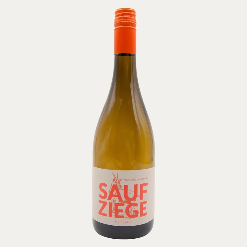 Saufziege Secco – Perlwein – 0,75 l