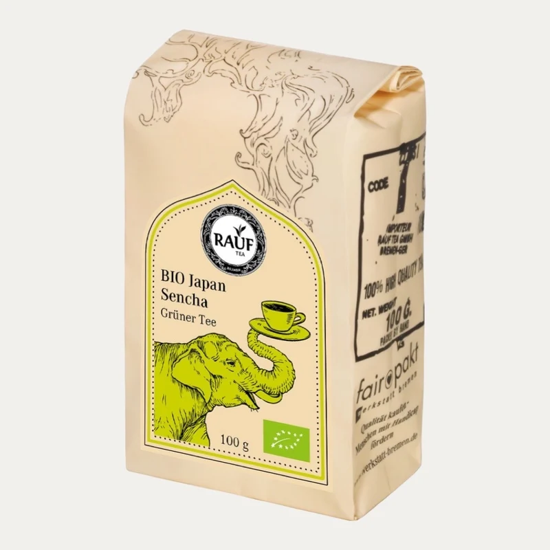 Bio Japan Sencha – Grüner Tee – Rauf Tee – 100 g