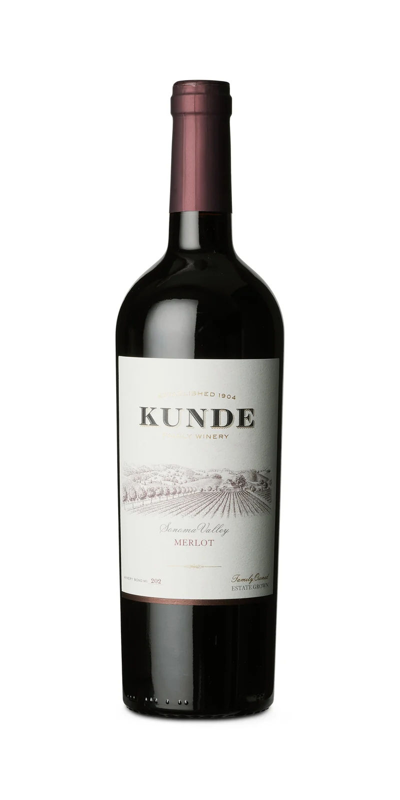 Kunde Family Winery, Merlot, Sonoma County, 2023