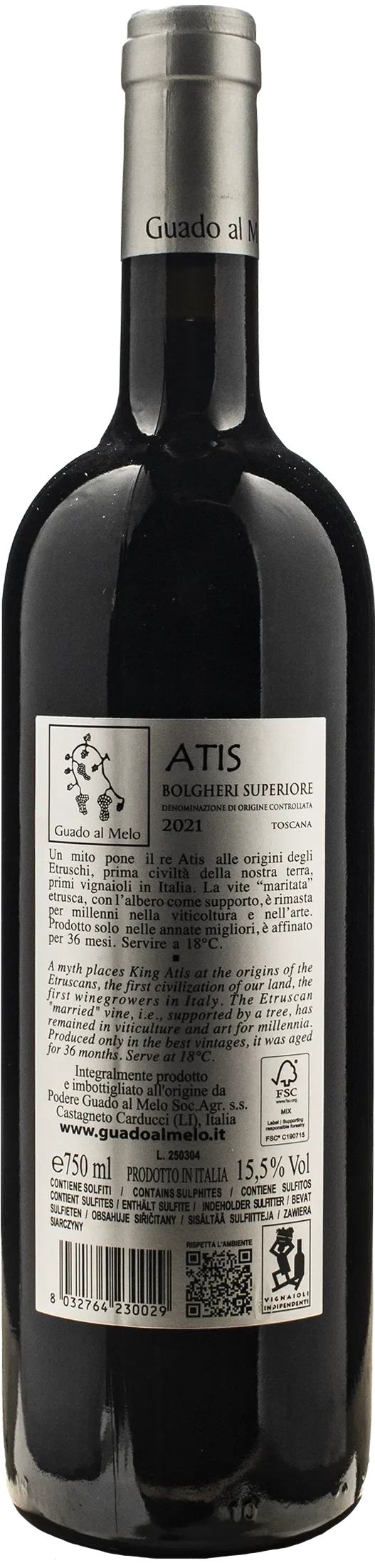 Guado al Melo Bolgheri Superiore Atis 2021