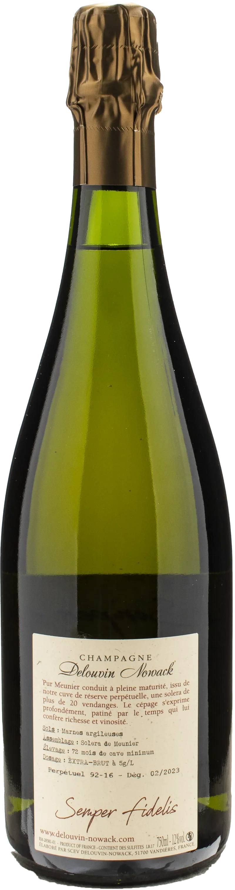 Delouvin Nowack Champagne Semper Fidelis Extra Brut
