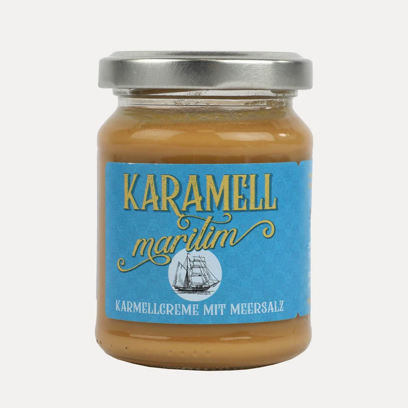 Karamell maritim – Karamellcreme mit Meersalz – Grashoff – 140 g