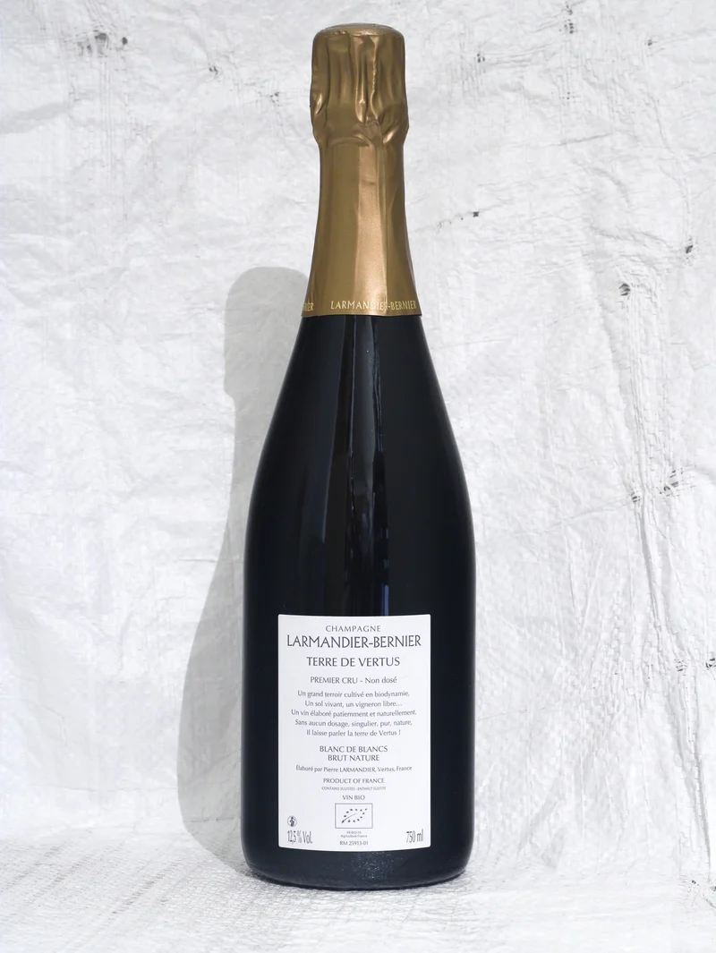 Terre de Vertus Premier Cru Brut Nature 2017 0,75L Bio