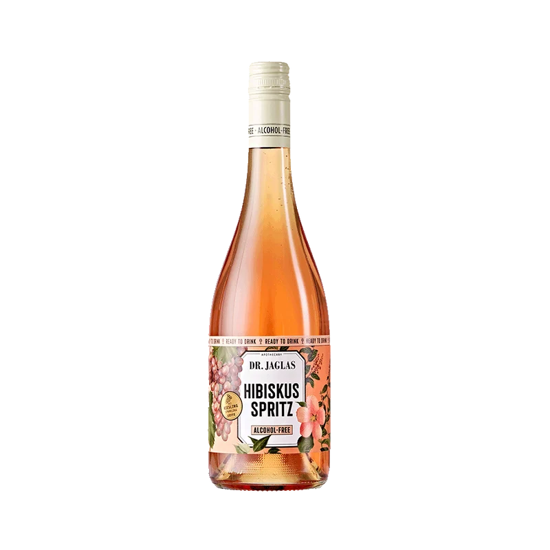„Hibiskus Spritz“ (Alkoholfreier Wein-Aperitif)