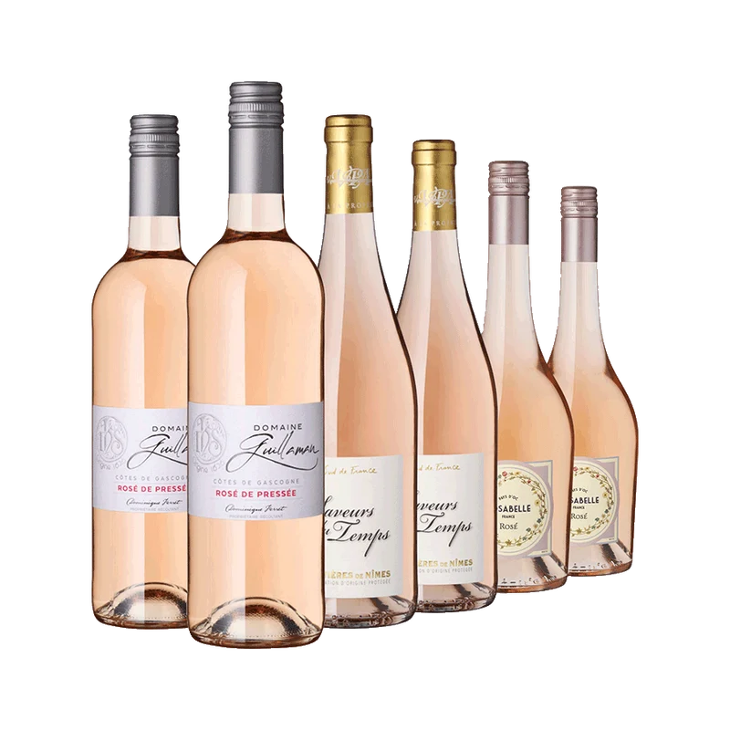 Weinauswahl „Champions de Rosé“
