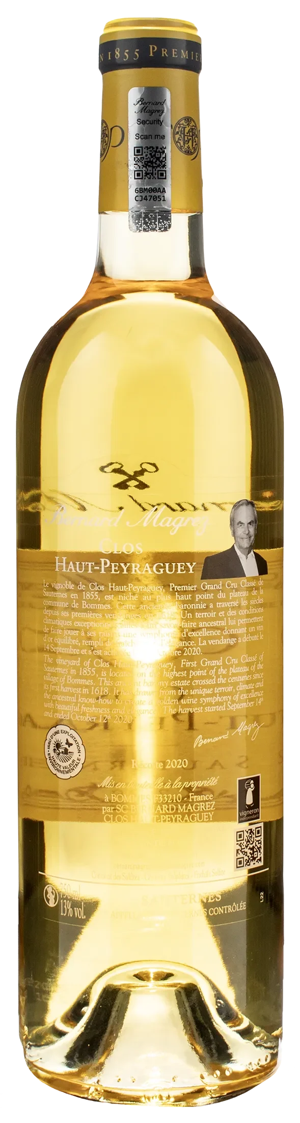 Clos Haut Peyraguey Sauternes 2020