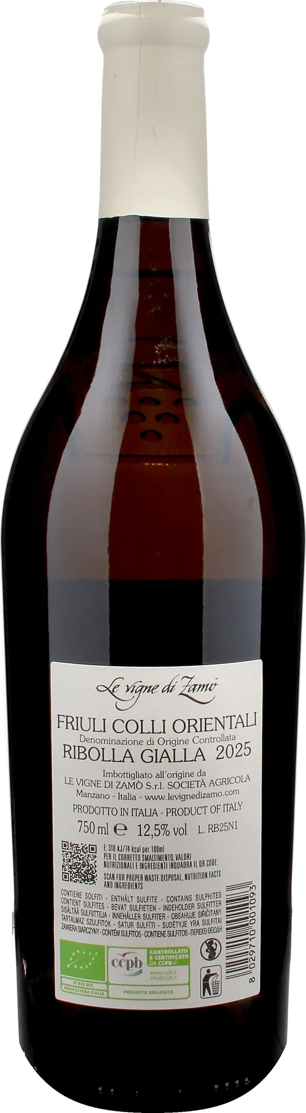 Le Vigne di Zamo Ribolla Gialla 2025
