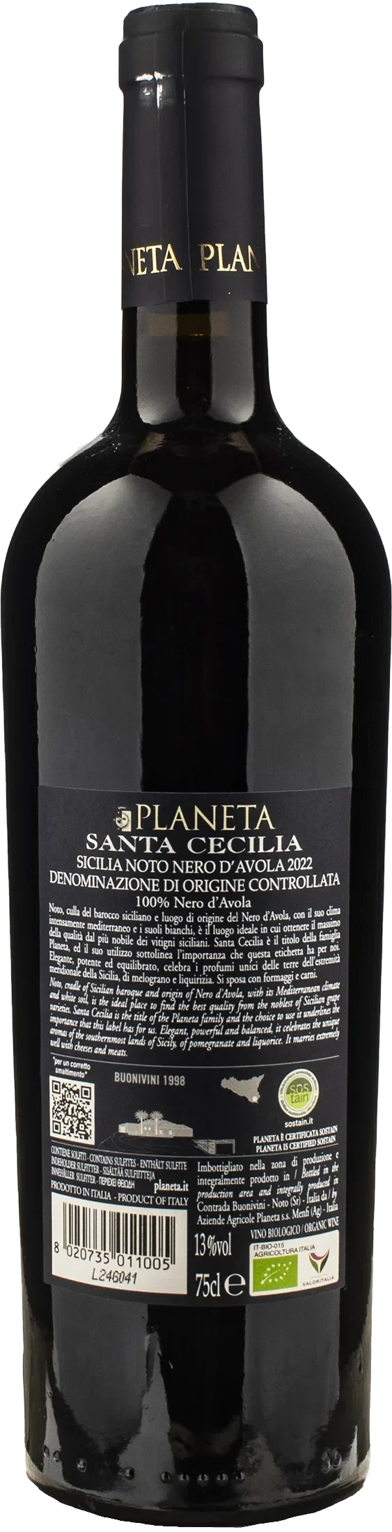 Planeta Nero d'Avola Santa Cecilia 2022