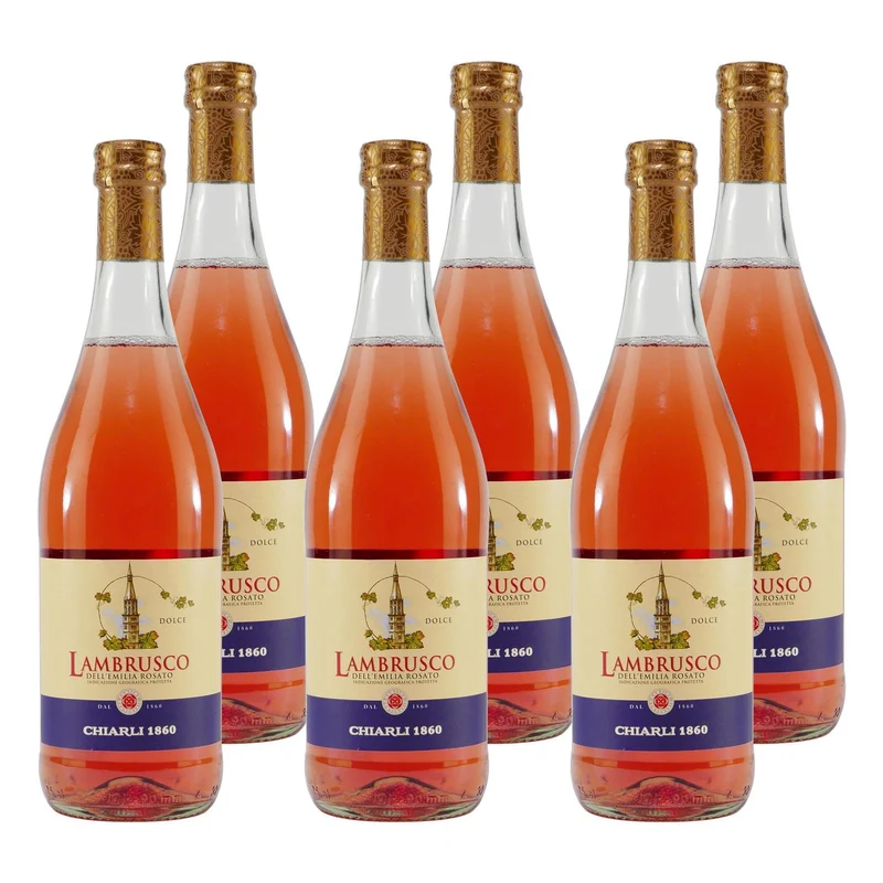 Chiarli Lambrusco Rosato IGP -lieblich- (6 x 0,75L)