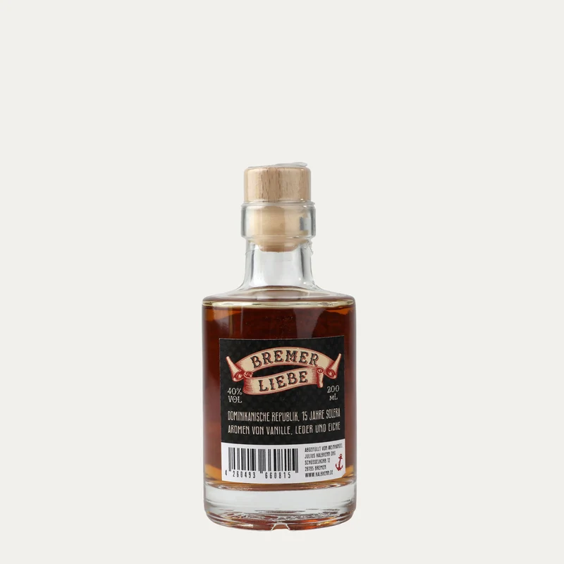Bremer Liebe Rum 15 J. – Dominikanische Republik – 700 ml oder 200 ml