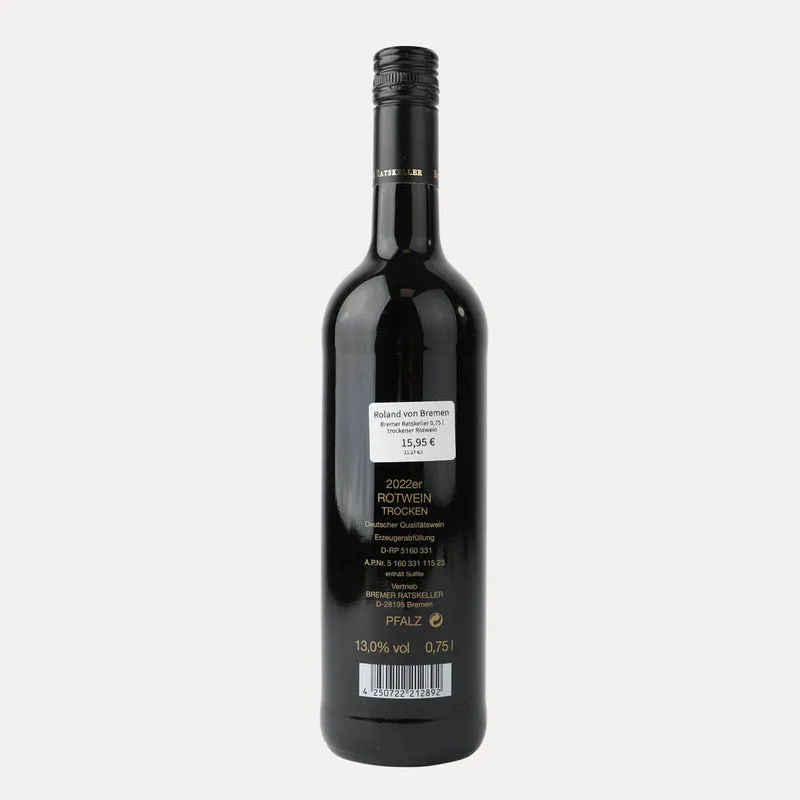 Edition Roland – Rotwein Cuvée trocken – 13% Vol. – 750 ml