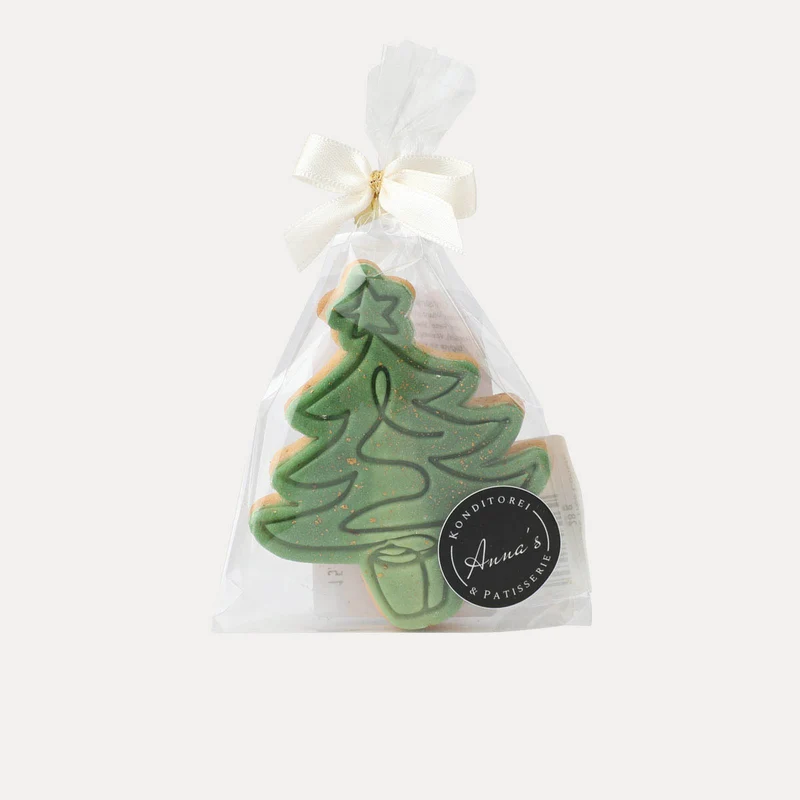 Christmas Tree Cookie mit Goldstaub – 28 g – Annas Patisserie