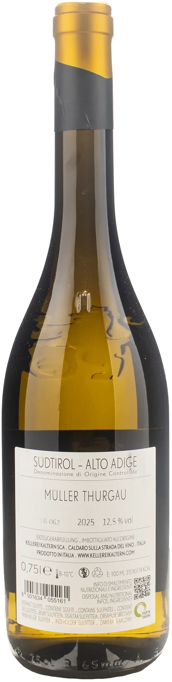 Caldaro Muller Thurgau 2025