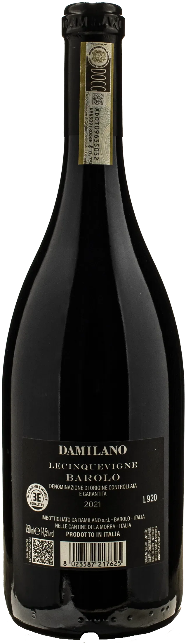 Damilano Barolo Lecinquevigne 2021