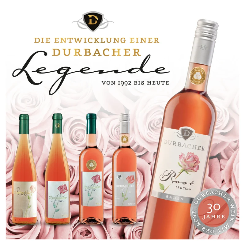 2025 Durbach Spätburgunder Rosé - trocken - Der Wein mit der Rose