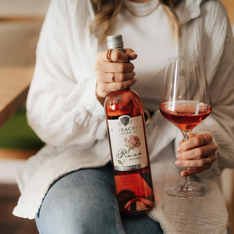 2025 Durbach Spätburgunder Rosé - trocken - Der Wein mit der Rose