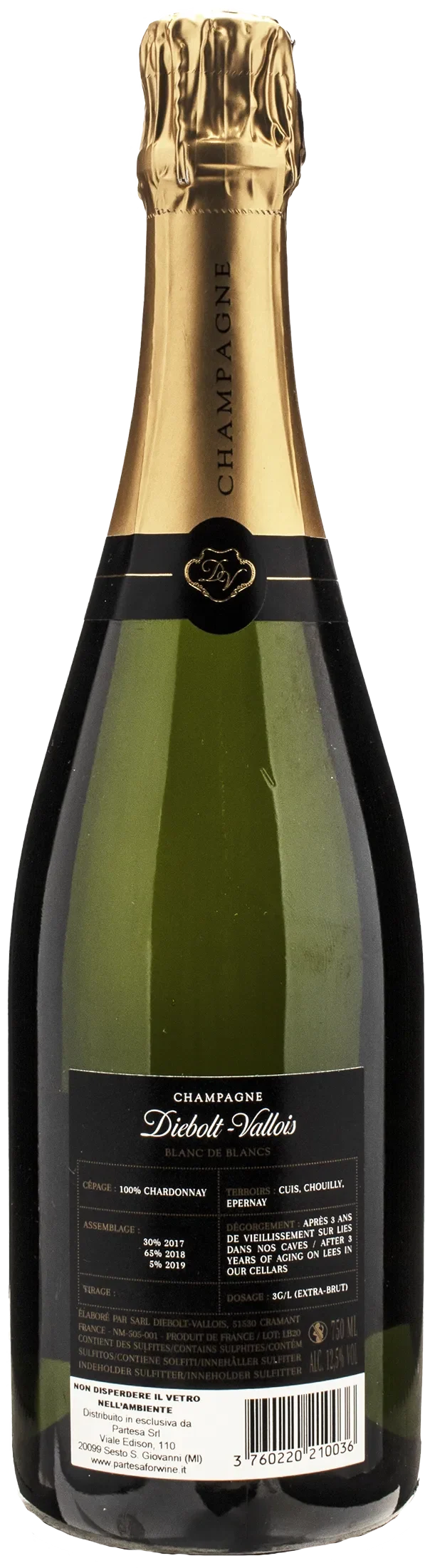 Diebolt Vallois Champagne a Cramant Blanc de Blancs Extra Brut
