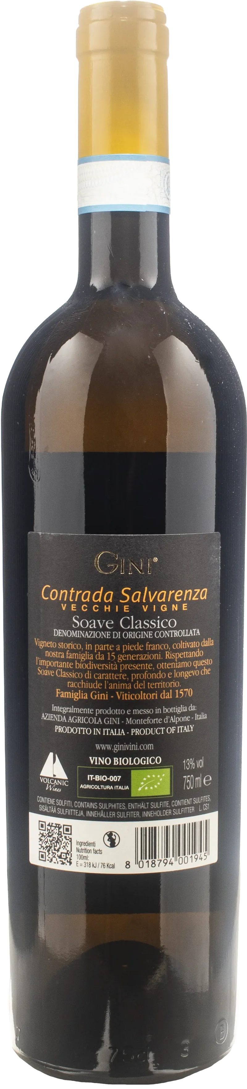 Gini Soave Classico Contrada Salvarenza Vecchie Vigne 2022