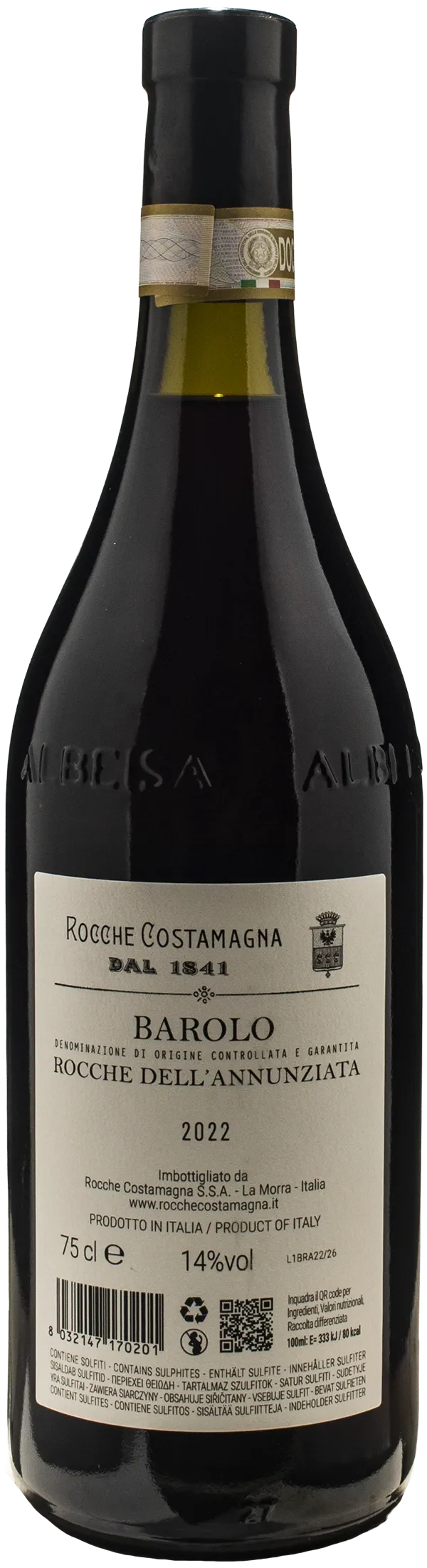 Rocche Costamagna Barolo del Comune di La Morra 2022