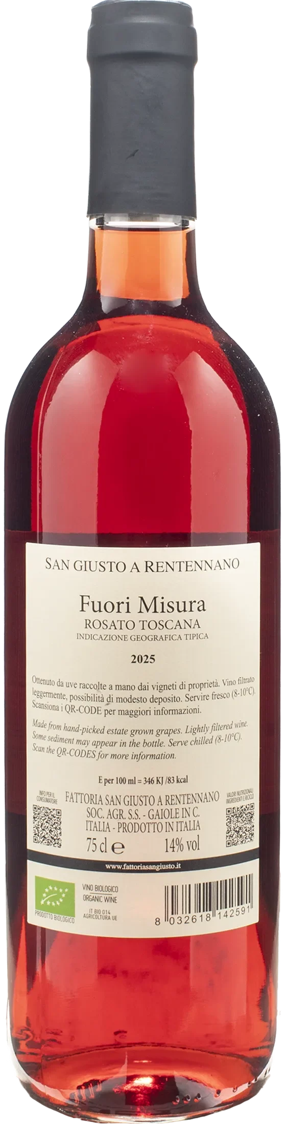 San Giusto a Rentennano Fuori Misura Rosato 2025