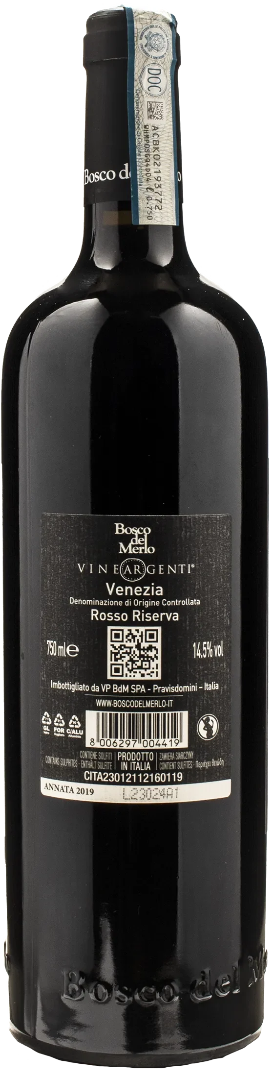Bosco del Merlo Vineargenti Rosso Riserva 2019
