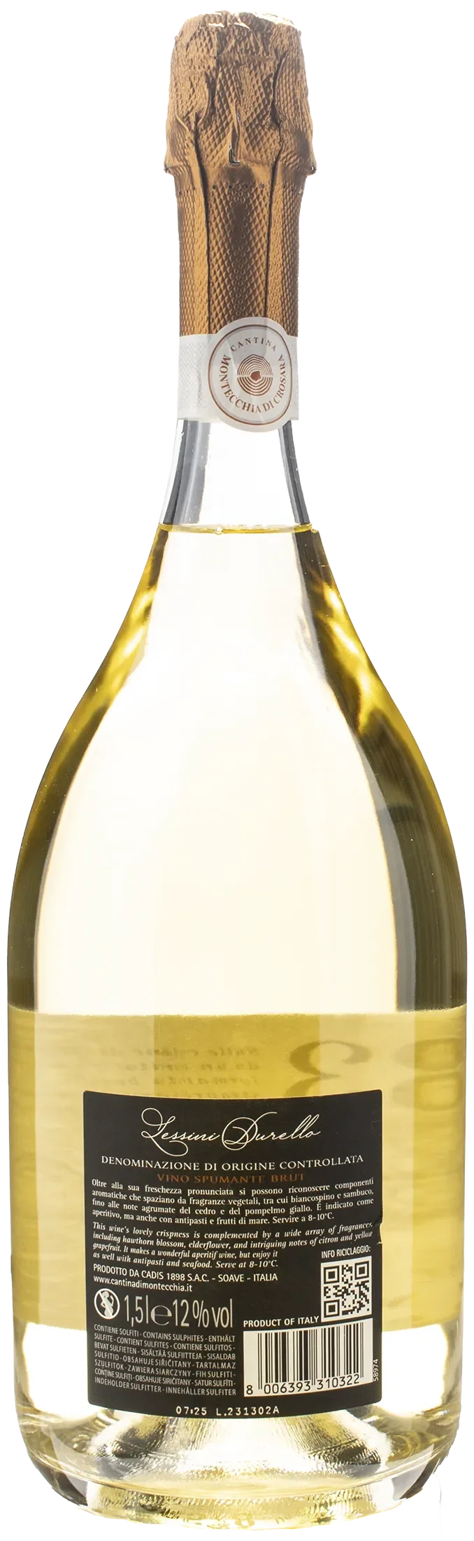Cantina Montecchia di Crosara Lessini Durello 733 Brut Magnum