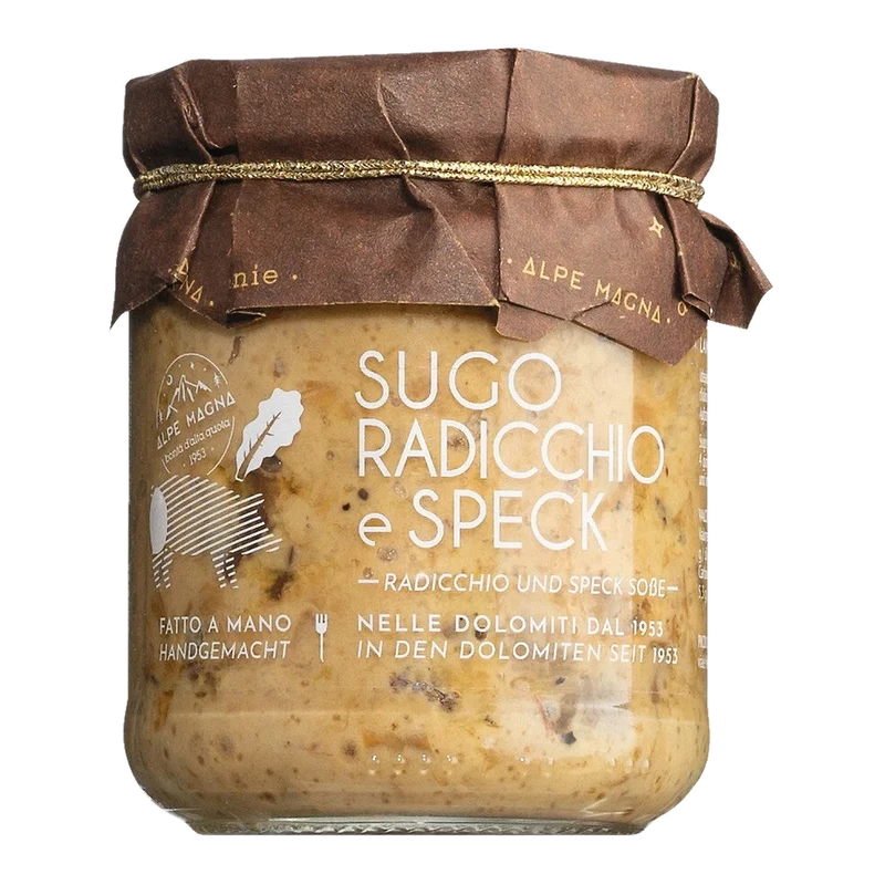 Sugo radicchio e speck