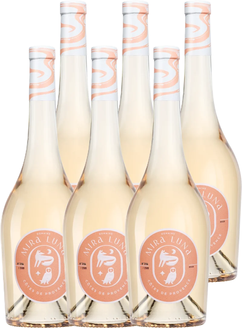 Sparpaket 6× Mira Luna Côtes de Provence Rosé 2025