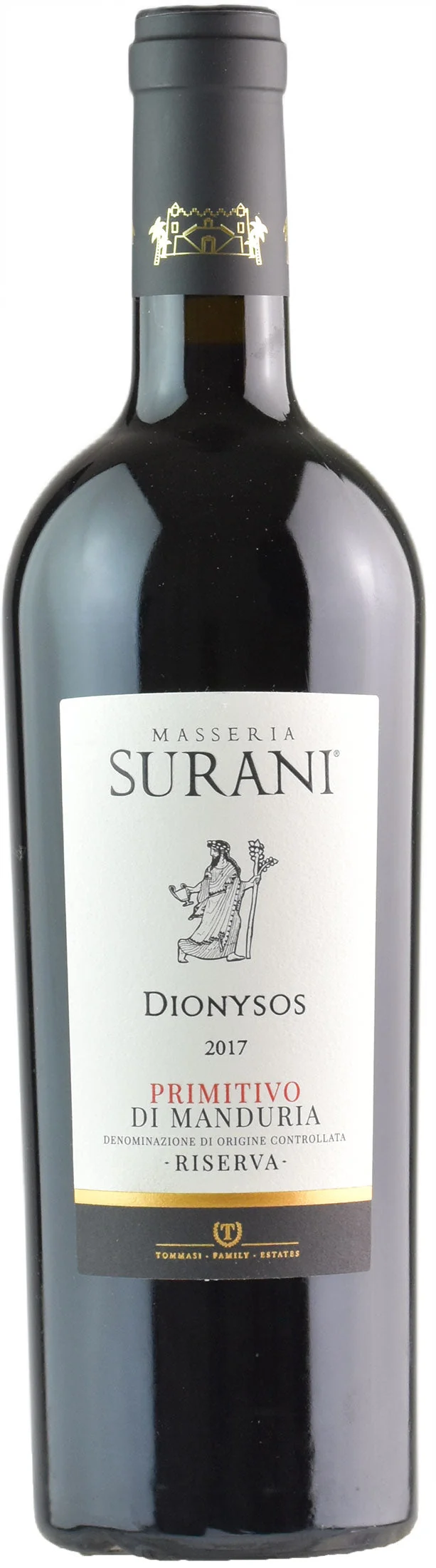 Masseria Surani Primitivo Manduria Dionysos Riserva 2017
