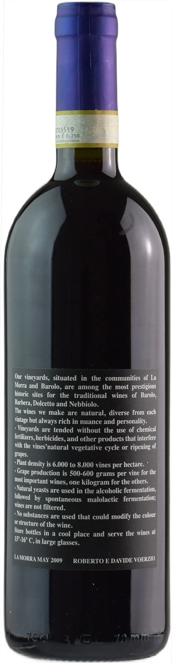 Voerzio Barolo Cerequio 2018