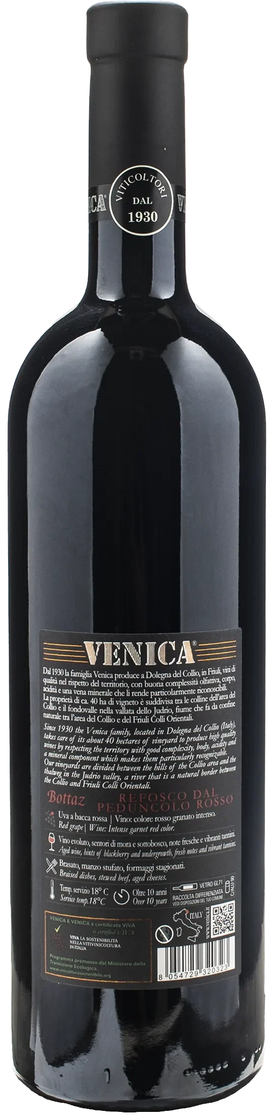 Venica Refosco dal Peduncolo Rosso Bottaz 2020
