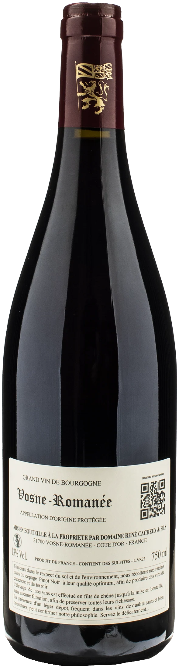 Domaine Rene Cacheux & Fils Vosne Romanee 2022