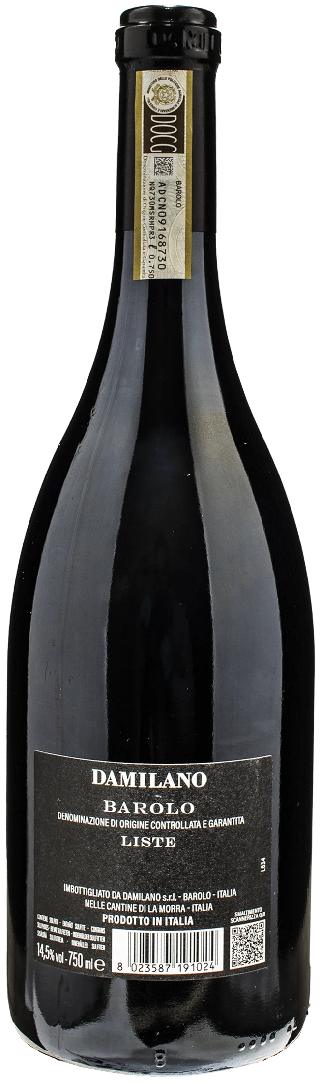 Damilano Barolo Liste 2019
