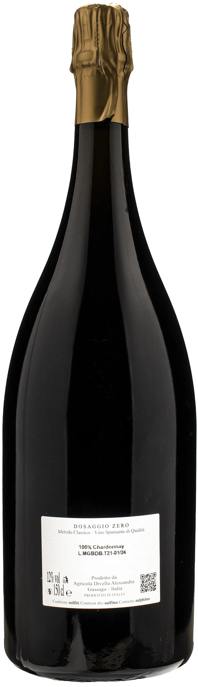 Divella Spumante Blanc de Blancs Dosaggio Zero Magnum