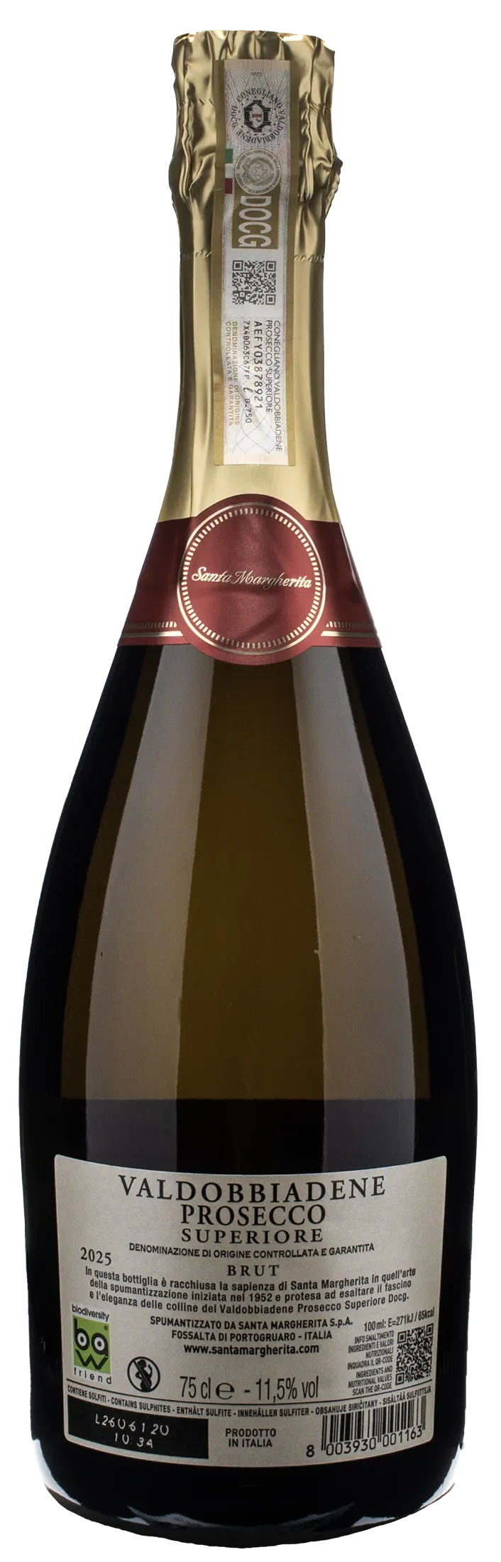 Santa Margherita Valdobbiadene Prosecco Superiore 52 Brut 2025