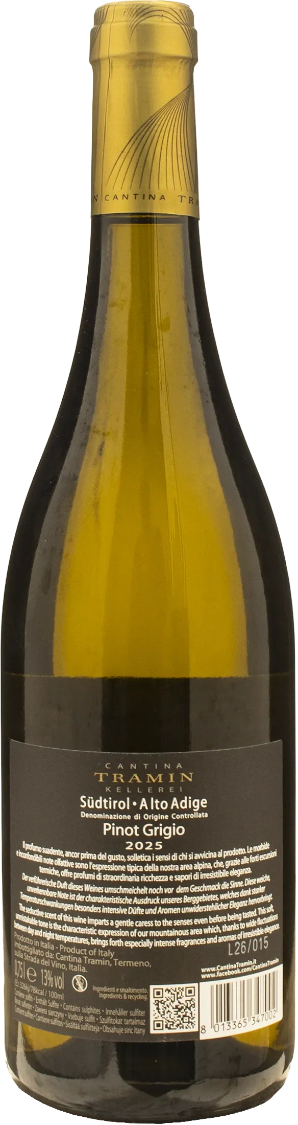 Tramin Pinot Grigio 2025