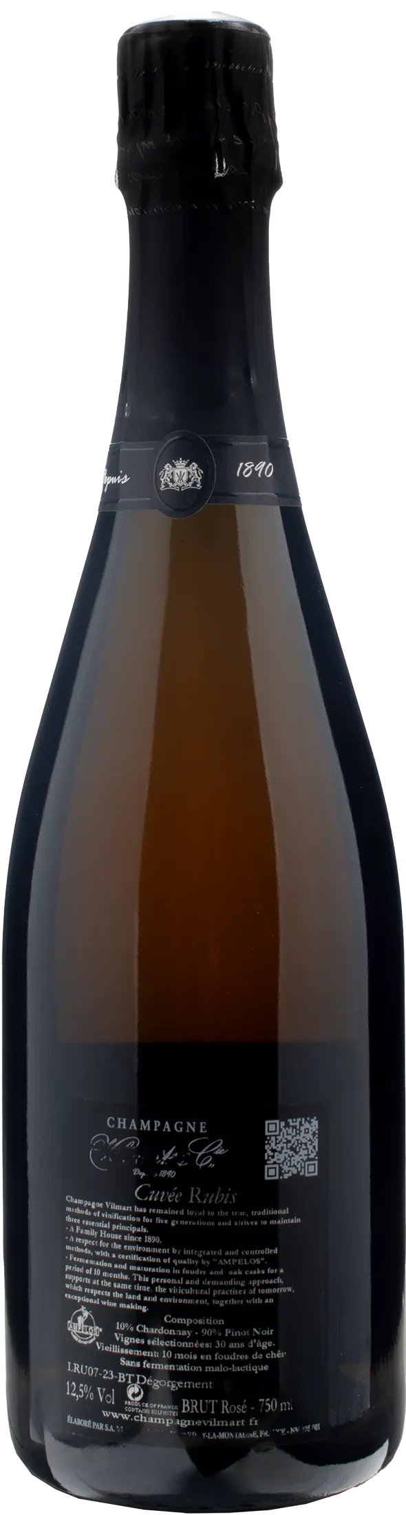 Vilmart & Cie Champagne 1er Cru Cuvee Rubis Brut Rosè