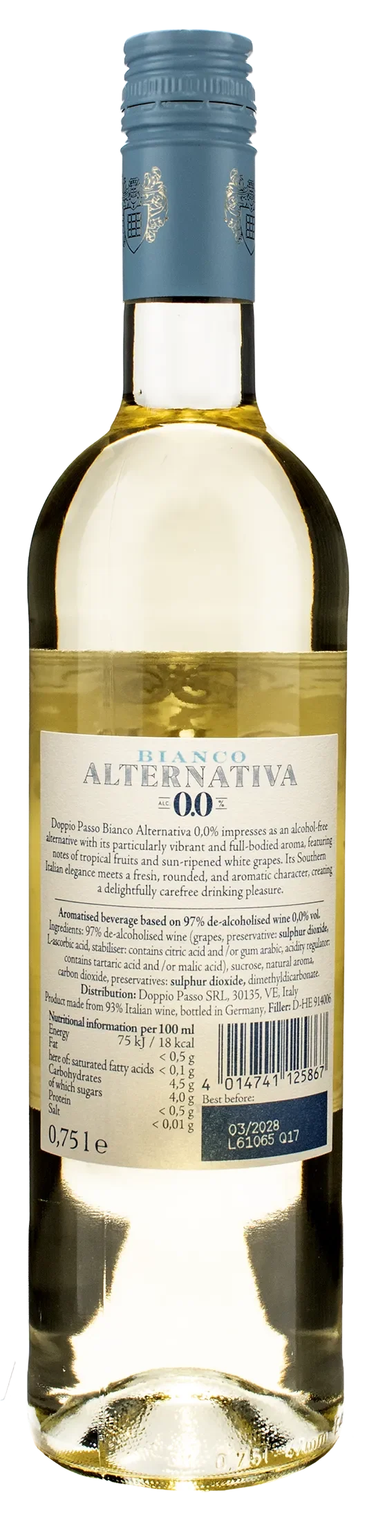 Doppio Passo Bianco Alternativa Zero Alcol