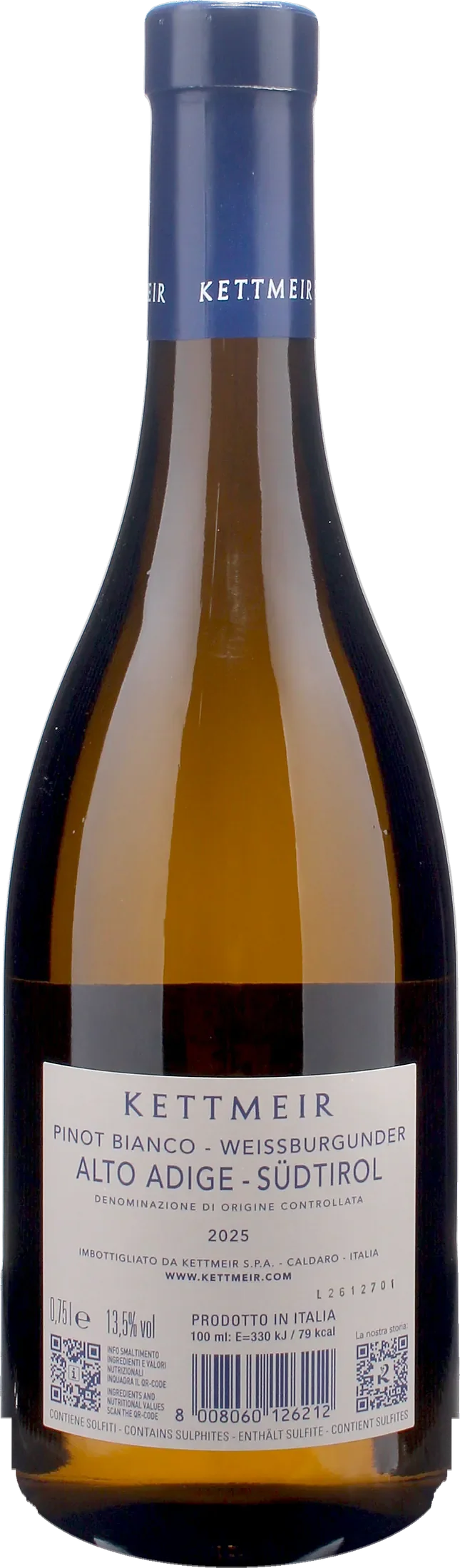 Kettmeir Alto Adige Pinot Bianco 2025