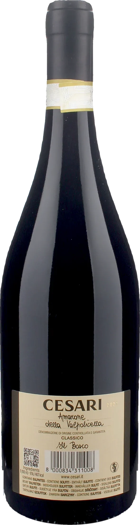 Cesari Amarone della Valpolicella Classico Il Bosco 2021