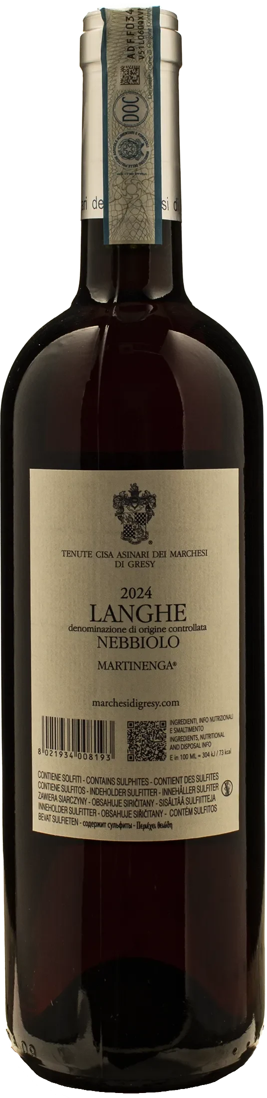 Marchesi di Gresy Langhe Nebbiolo Martinenga 2024